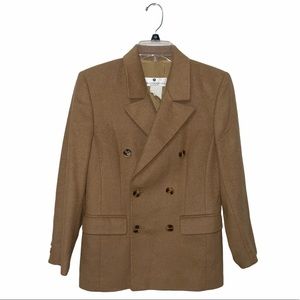 Saks Fifth Avenue Men’s Tan Camel Hair Double Breast Blazer